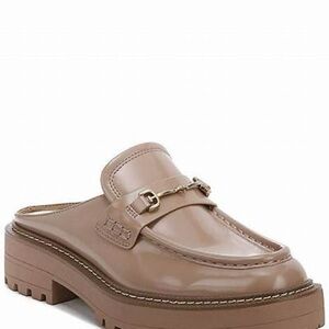 From Sam Edelman, the Lennon Bit Buckle Lug Sole Mules.